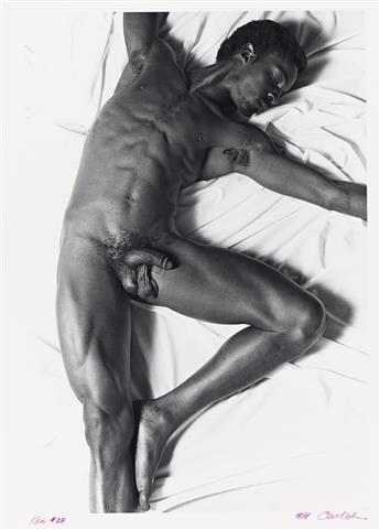 CARLOH (active 1978-1982) Archive of 44 erotic and sensitively rendered figural studies in the original presentation binder.